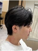 2Wayナチュラルセンターパート/ラウンドマッシュ/豊洲