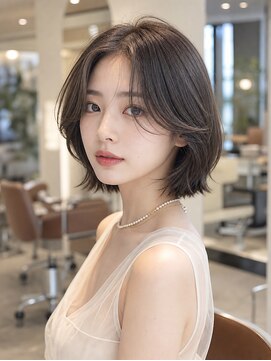 ラビマーニ 西中島店(Labimani) 【Labimani】韓国風ショートレイヤー