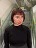 【RIN指名限定】朝のアイロン卒業◎カット＋顔まわり縮毛矯正￥10600【仙台】
