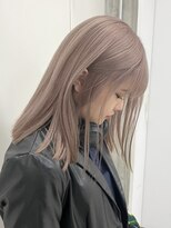 ミーム 原宿 表参道(meme) ☆ハイトーンブリーチミルクティーカラーホワイトベージュカラー