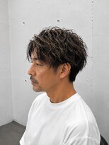 メンズ ラピス(Men's Lapis) 縦落ちツイスパ