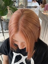 ルチア パリ(Luccica PARIS)&nbsp;~ブリーチありオレンジベージュ~