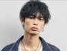 メンズカット+パーマ＋クイックTR￥6500