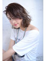 ミラバイグリーン(Mira by green)&nbsp;ほつれ束感×semiwet 　midi#1