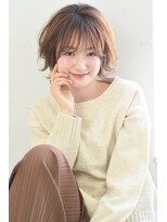 ジョエミバイアンアミ(joemi by Un ami)&nbsp;《joemi 新宿∞》毛先パーマで小顔効果のひし形ボブ 近江