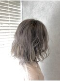 外ハネボブ/アッシュブラウン/ネオウルフ/デザインカラー