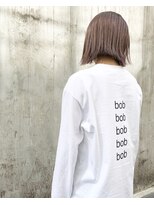 ケンジ ツルヤチョウ(KENJE tsuruyacho)&nbsp;ミルクティーベージュ×ボブ◯(横浜/鶴屋町)