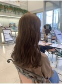 透明感ベージュブラウン