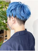 メンズのオーシャンブルー（ブリーチ２回）