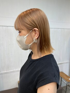 ナンバー アンフィール 渋谷(N° anfeel) 【AKARI】@akari_anwn ダブルカラーミルクティー/渋谷駅徒歩5分