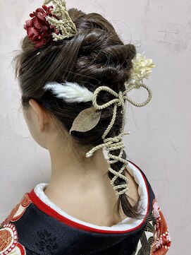 オブジェ(OBJET) 卒業式、袴ヘアセット