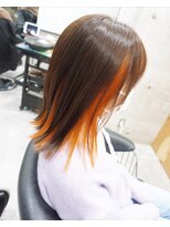 ヘアテリア リュウ 大塚(hair teria ryu) インナーオレンジ