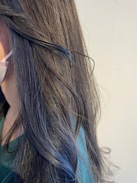 ティグルフォーヘア(TIGRE for hair) グレージュ×ブルー