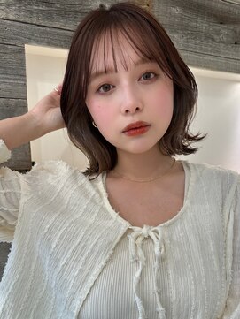 アイヴィ 表参道(IVY) 愛されベージュくびれボブ【肥田亜沙美】