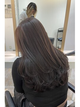 ブレンド 渋谷(BLend) ハイライトカラーマチルダボブインナーグレージュ前髪