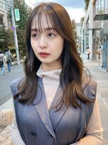 ノラ ヘアーサロン(NORA HAIR SALON)&nbsp;ナチュラル小顔前髪あり後れ毛サイドバング結べるボブくびれヘア