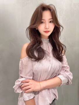 ロンドローズ 名古屋(Lond damaskRose) ブリーチ 学割 オリーブベージュ レイヤーカット リタッチ14