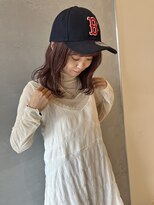 スニュウ(snuw)&nbsp;ピンクブラウン/ピンクベージュ/ミディアムヘア