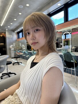 ロンド ストラーダ 心斎橋(Lond strada) レイヤーボブ×ハイトーン[心斎橋/髪質改善]