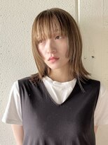 イシ(isi)&nbsp;髪質改善/ブリーチ無しダブルカラー/ベージュカラー/レイヤー