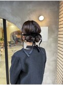ツインお団子アレンジ【stylist川口】