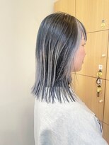 モリオ フロム ロンドン 成増店 【morio成増 セリザワ】裾カラー セミロング ブリーチ