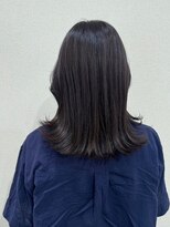 美容室 フォーリア Foglia ミディアムボブ アッシュグレー