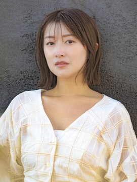 アンファング(Anfang) パツンと感が可愛い 切りっぱなしボブ☆