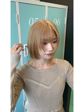 アグ ヘアー アイラ静岡店(Agu hair aila) 《Agu hair 出雲式》艶髪ホワイトブロンド