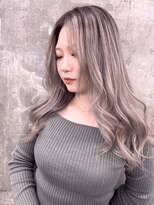 キング(K!ng)&nbsp;縮毛矯正髪質改善ハイライトレイヤーカット楠葉美容室エクステ