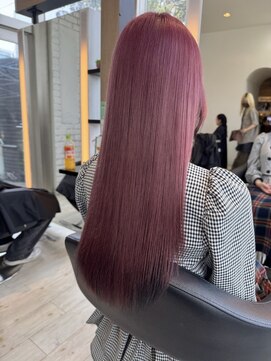 インク サカエ(inq sakae) アプリコットレッド/艶髪