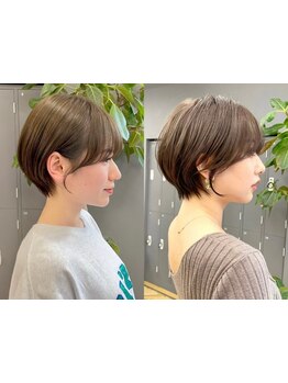 【京橋】圧倒的カット技術で創る小顔魅せスタイルやハンサムショートが人気◎【Aujuaサンプル購入可★】