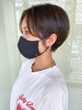 ハピネス 河原町店(Happiness) ショートカット インナーカラー 京都美容室 進詩織