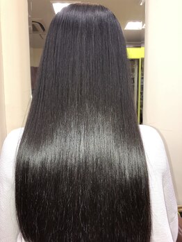 ヘアービスノ 住吉店(HAIR BISNO)の写真/【住吉駅】クセやうねりが気になる方にオススメ◎ダメージレスで自然なストレートヘアを叶えます♪