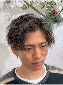 men's/スペインカール/スパイキーショート/ブルーブラック
