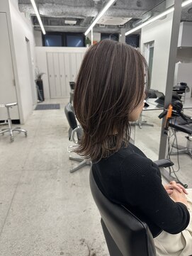 クレア 上大岡(CREA) ハイライトバレイヤージュダブルカラーケアブリーチ30代40代50代