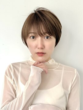 ロンド 銀座(Lond) ●杉浦くびれヘア/アプリコットオレンジ/ショート/韓国5