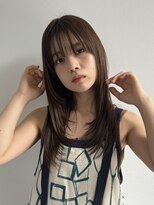 トリッカ 銀座(tricca)&nbsp;ロングレイヤー/髪質改善/ブラウンカラー