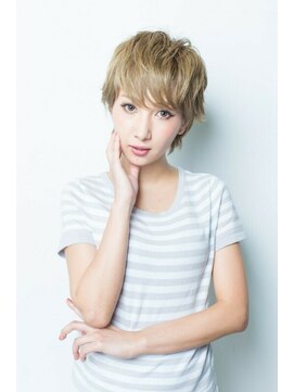 ニコ(NiCO) 【NiCO 八戸】丸みショート グラマラス ハイトーン 大人ボブ ♪