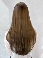 アルバム 渋谷パルコ(ALBUM)&nbsp;顔周りレイヤーロングおくれ毛前髪カット韓国ヘア_ba567371