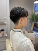 ニュアンスパーマ/メンズパーマ/毛流れセンターパート