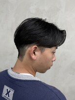 ニコ トウキョウ ロジック(nico TOKYO Logic) メンズセンターパートニュアンスパーマアップバング