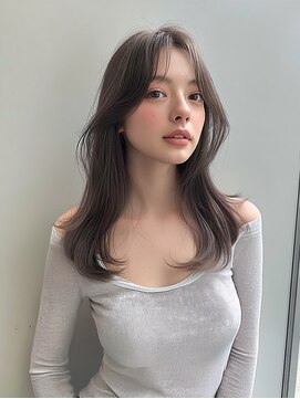 レア 渋谷(Le'a) 【Ｌｅ’ａ】レイヤーカット　グレージュカラー02