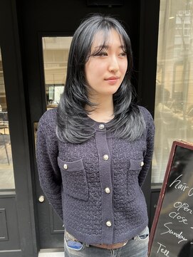 ノエル 池袋店(noel) 【noel】hachi×レイヤーカット ブリーチなしダブルカラー