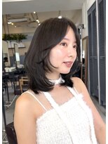 コート 青山(Cote) 20代30代40代50代王道ワンカールひし形レイヤーブラウンカラー