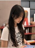 夏カラー/ブルージュ×レイヤー/透明感/小顔/大人可愛い