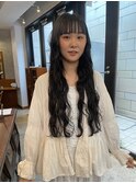 ロングパーマ