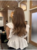 レイヤーカット＊ハイライトカラー＊透明感ベージュカラー＊銀座