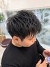 【河田指名限定】メンズカット+炭酸シャンプー＋眉カット￥ 6100→￥4500