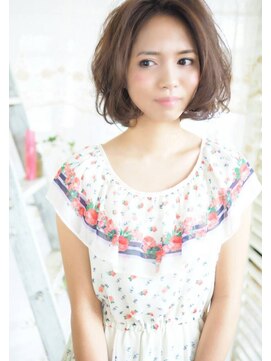 ヘアーループレル(Hair ruup Rell design works) 愛されゆるふわボブスタイル